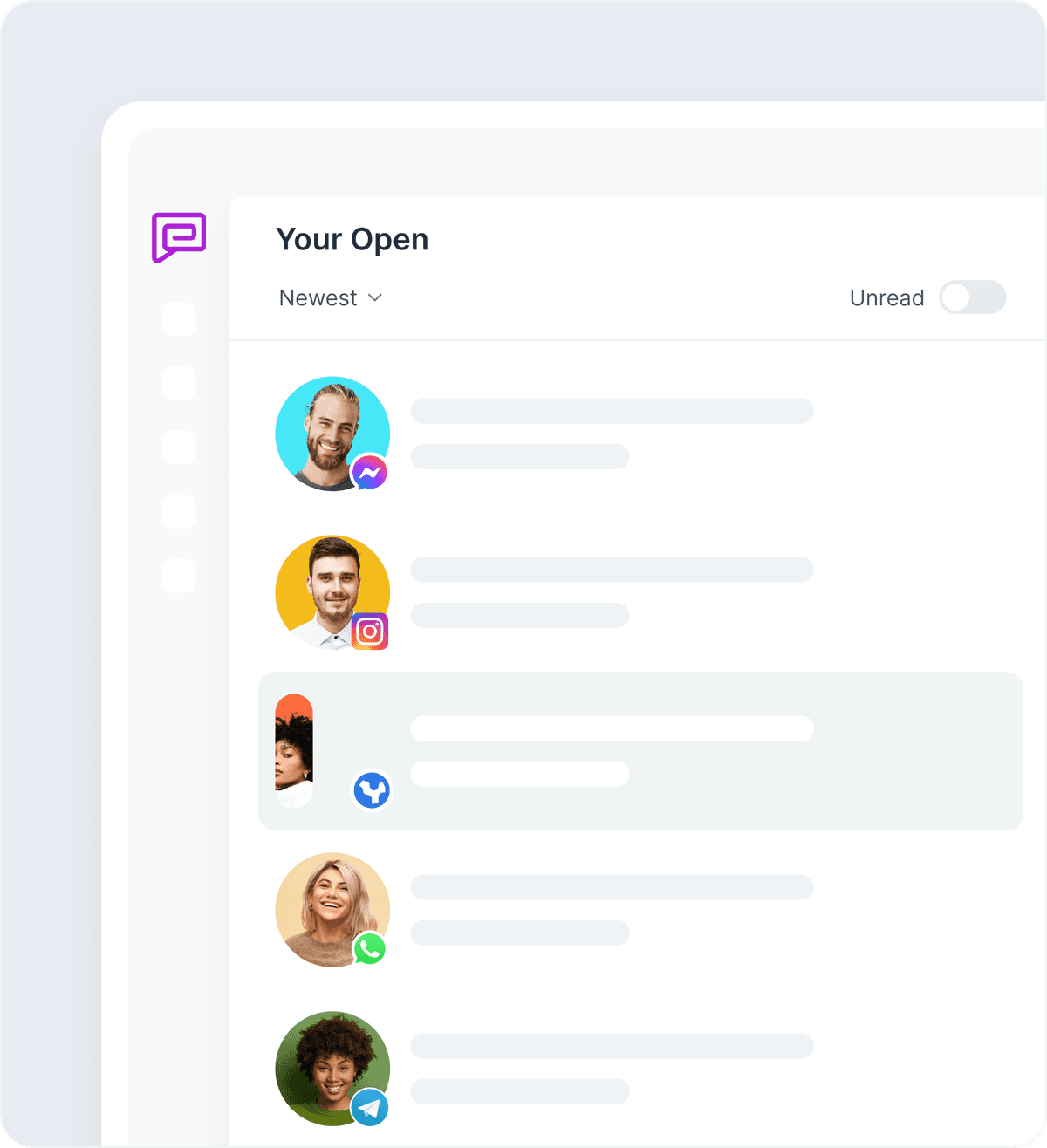 All channels in one place